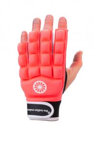 Glove foam half finger [left] - pink