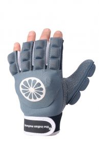 Glove shell/foam half finger [left] - denim